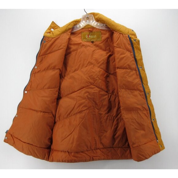 VINTAGE Camel Vest Large Goose Down Puffer Quilted 70s 80s Gorpcore * - Picture 13 of 14